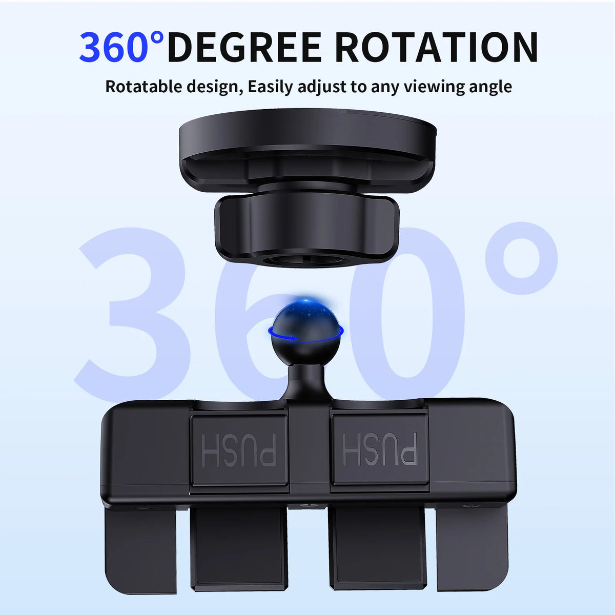 Magnetic Car Phone Mount – CD Slot Holder with 6 Strong Magnets, Adjustable & Foldable