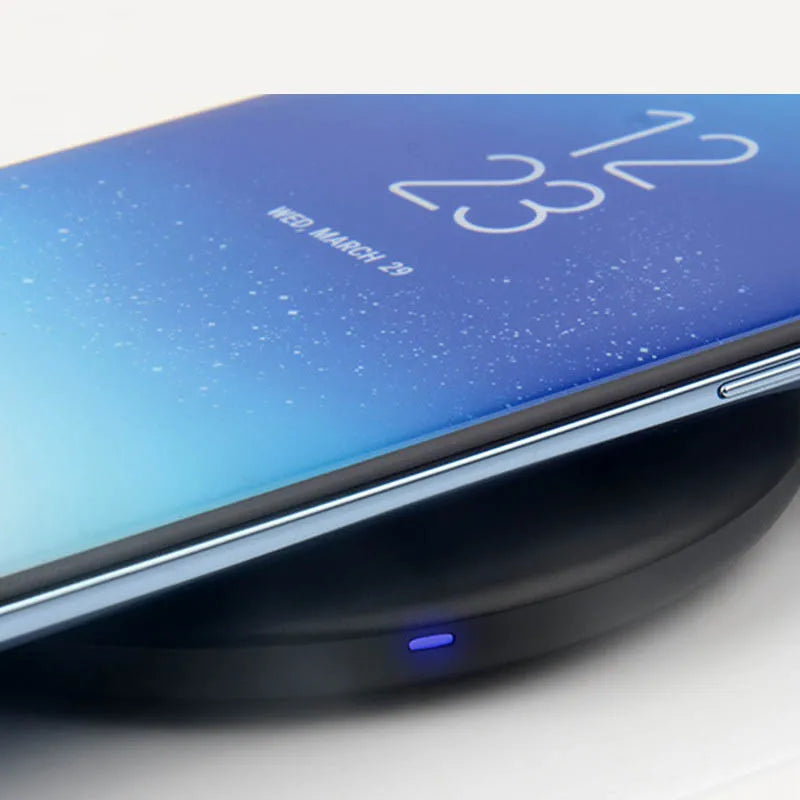 15W Fast Wireless Charger Pad with Charging Cable & Indicator – for Wireless-Charging-Enabled Phones