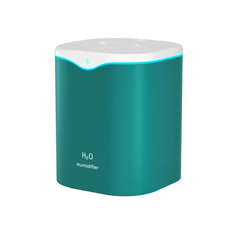 2L Ultrasonic Cool Mist Humidifier – USB, Double Spray, Essential Oil Aromatherapy